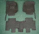 Модельные 3D коврики в салон на Toyota Land Cruiser Prado 150 черные