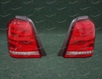 Неоновые стоп сигналы на Toyota Highlander в стиле Range Rover 2001-2007г.