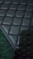 Коврики в багажник 3D, эко-кожа на Toyota Land Cruiser Prado 120 5 мест, черные
