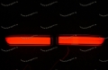 Неоновые катафоты в задний бампер на Toyota мод.2 (372)  красные
